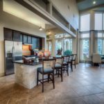 Interior Shot of Amenity Center Kitchen at Dolce Living Burleson, Sovereign Properties