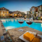 Wine by the Community Pool at Dolce Living Burleson, Sovereign Properties