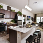 Interior Shot of Kitchen at Dolce Living Mansfield, Sovereign Properties